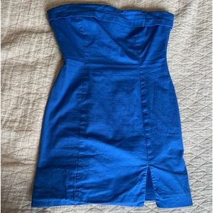 Blue cocktail dress